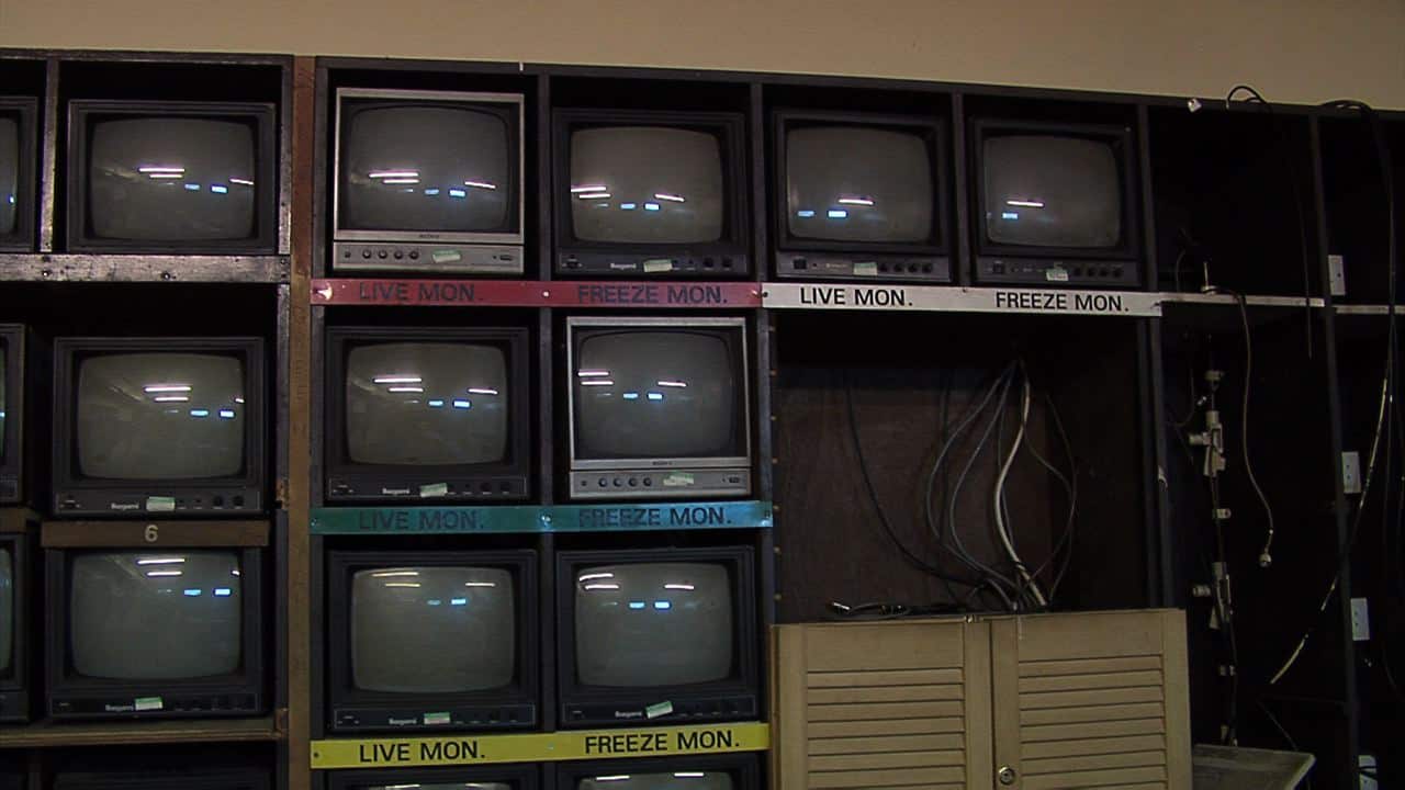 Former Emergency Control Room TV screens still