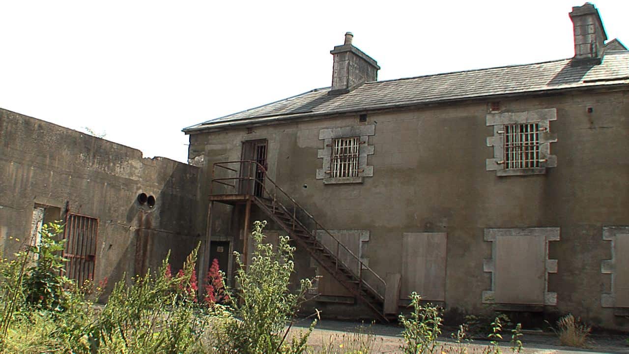 A picture of the Armagh Gaol Yard.